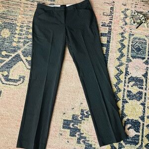 The Limited Black Pinstripe Drew Fit Pants